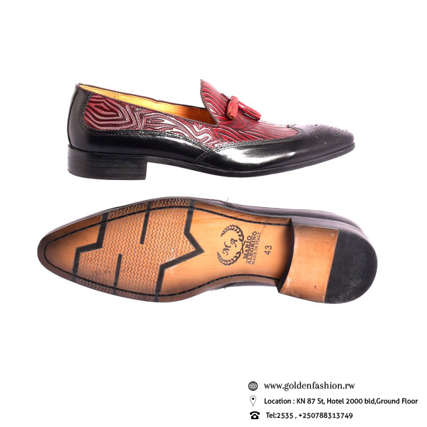 Mario Alborino Solid/élégante chaussures en cuir. Chaussures hommes/ITALIAN SHOES 